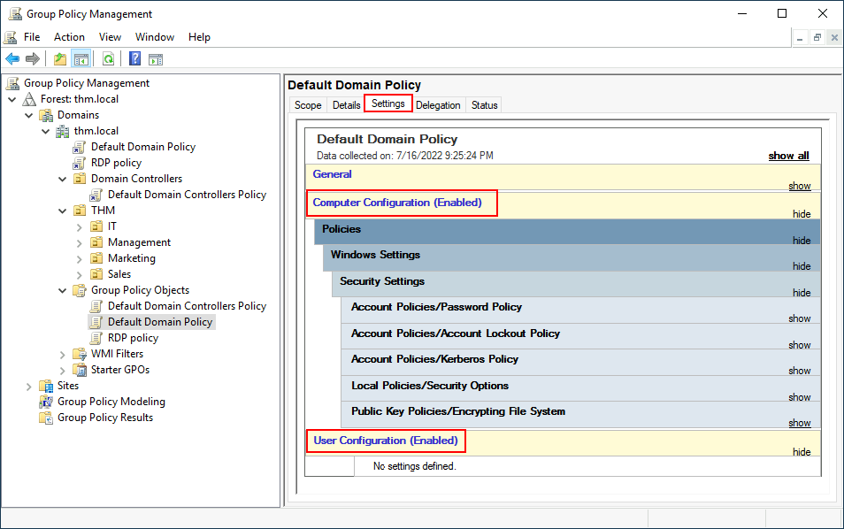 Group Policies