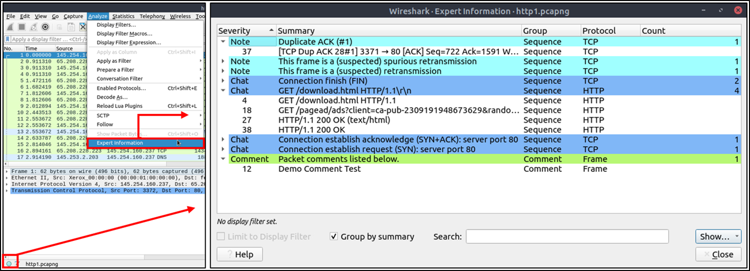 Packet Navigation
