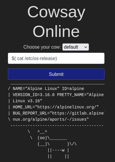 III.I. Command Injection