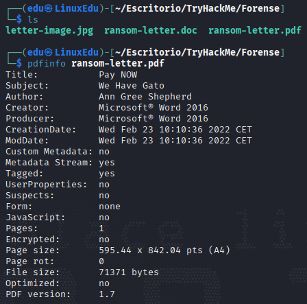 Practical Example of Digital Forensics