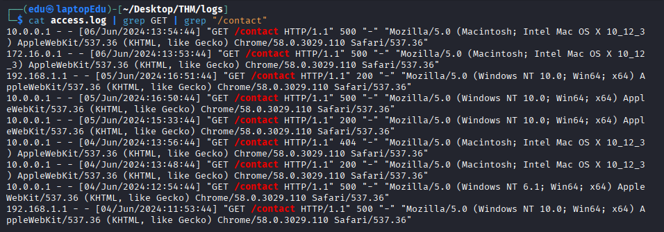 Web Server Access Logs Analysis