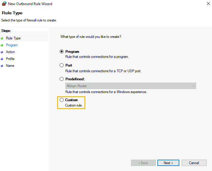 Windows Defender Firewall