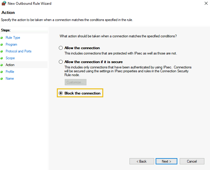 Windows Defender Firewall
