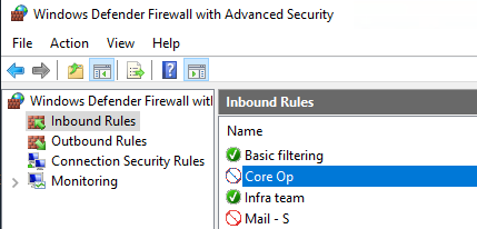 Windows Defender Firewall