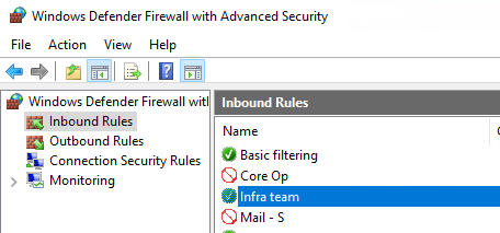 Windows Defender Firewall