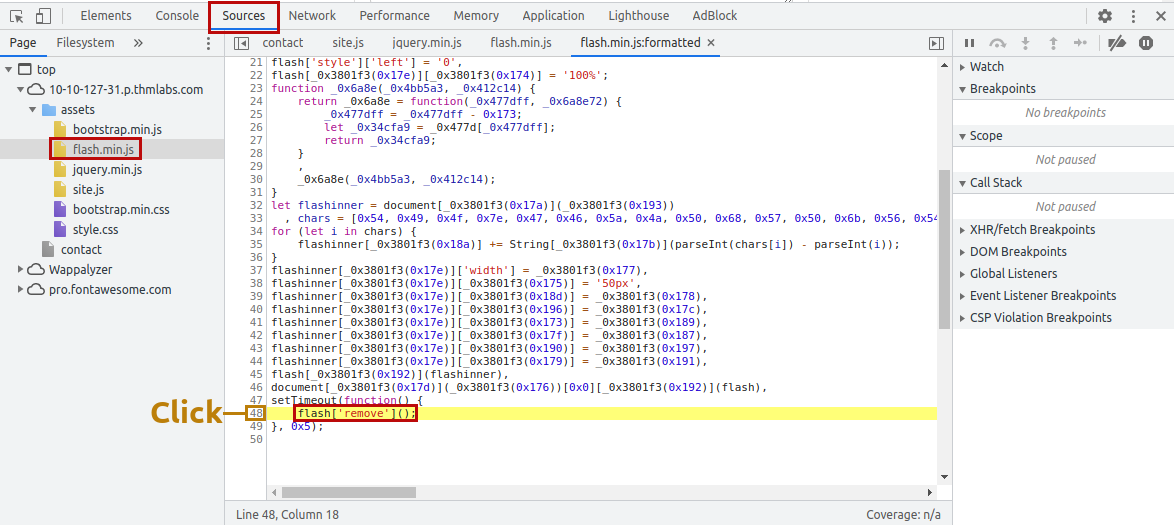 Developer Tools - Debugger