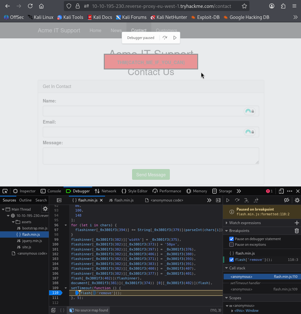 Developer Tools - Debugger