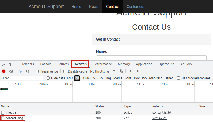 Developer Tools - Network