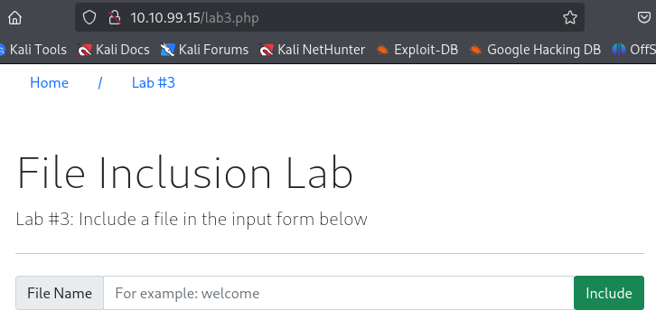 Local File Inclusion - LFI Continued