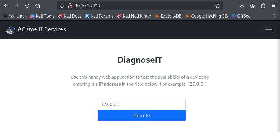 Practical - Command Injection (Deploy)