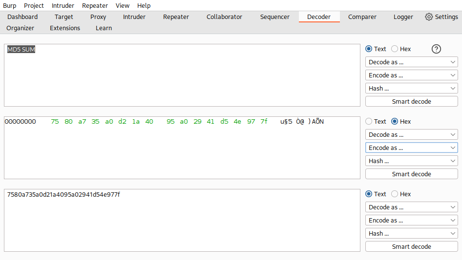 Decoder - Hashing