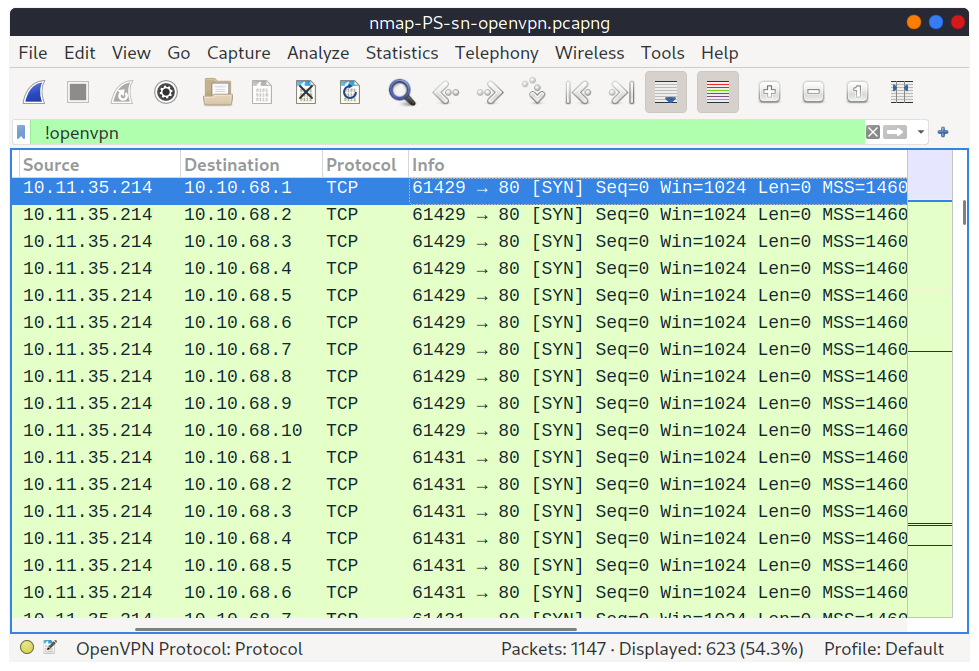 Nmap Host Discovery Using TCP and UDP