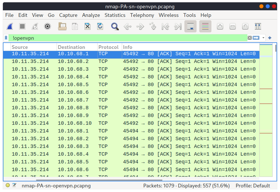 Nmap Host Discovery Using TCP and UDP