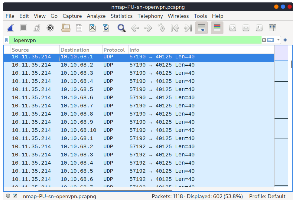 Nmap Host Discovery Using TCP and UDP