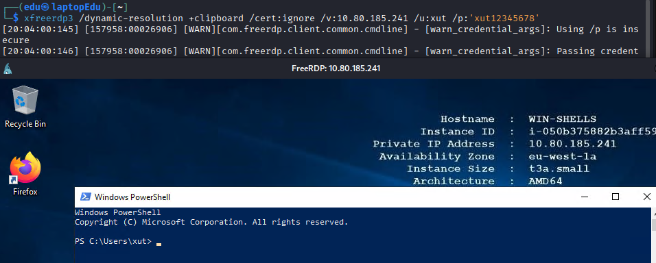Windows Practice Box