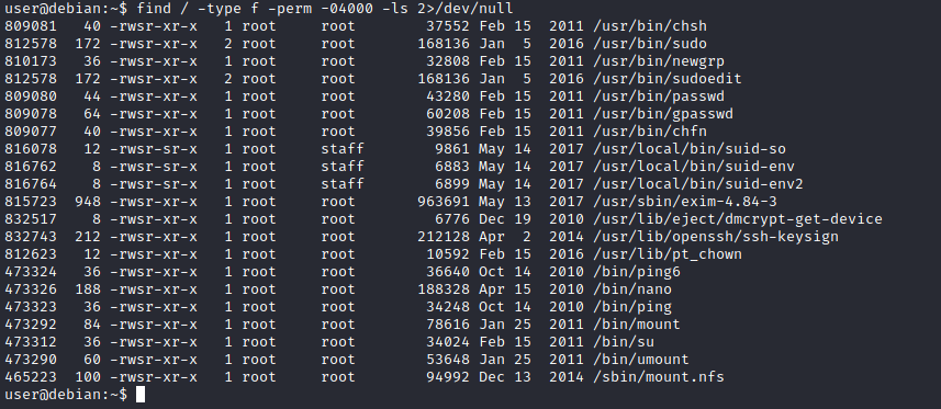 Privilege Escalation - SUID
