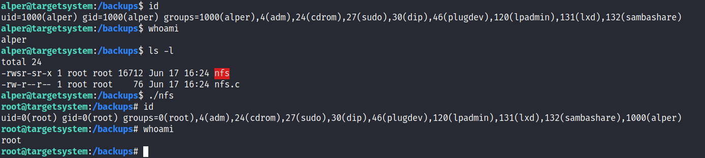 Privilege Escalation - NFS