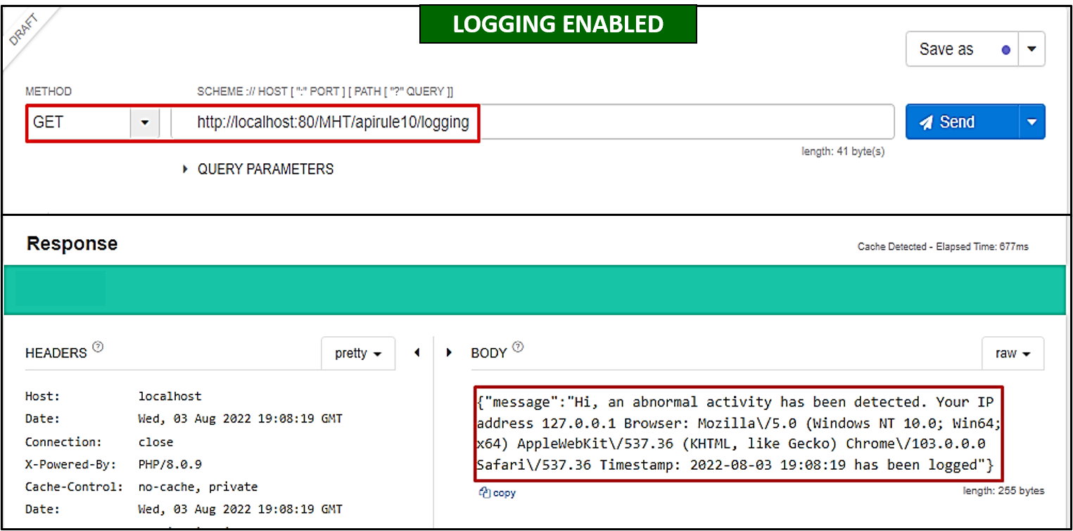 Vulnerability X - Insufficient Logging & Monitoring