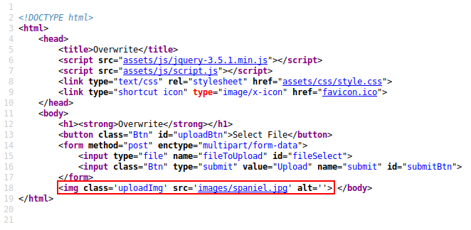 Overwriting Existing Files
