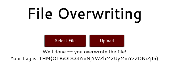 Overwriting Existing Files