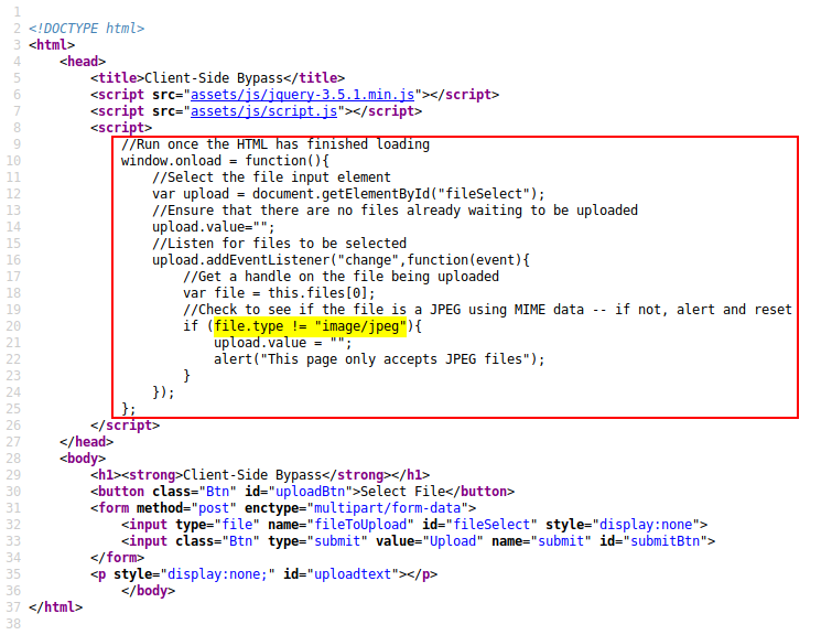 Bypassing Client-Side Filtering