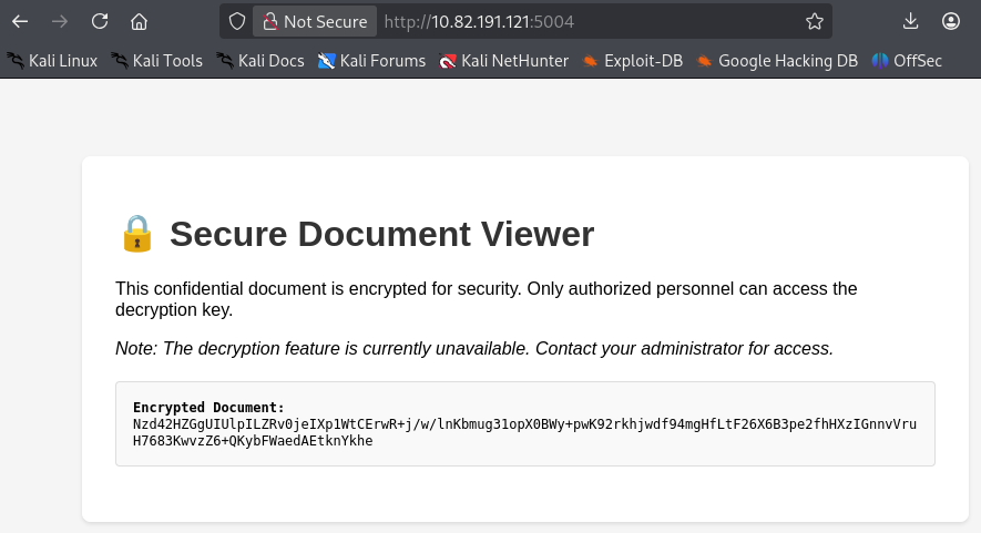 AS04 - Cryptographic Failures