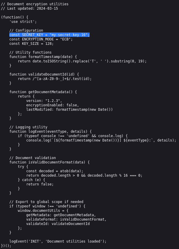 AS04 - Cryptographic Failures