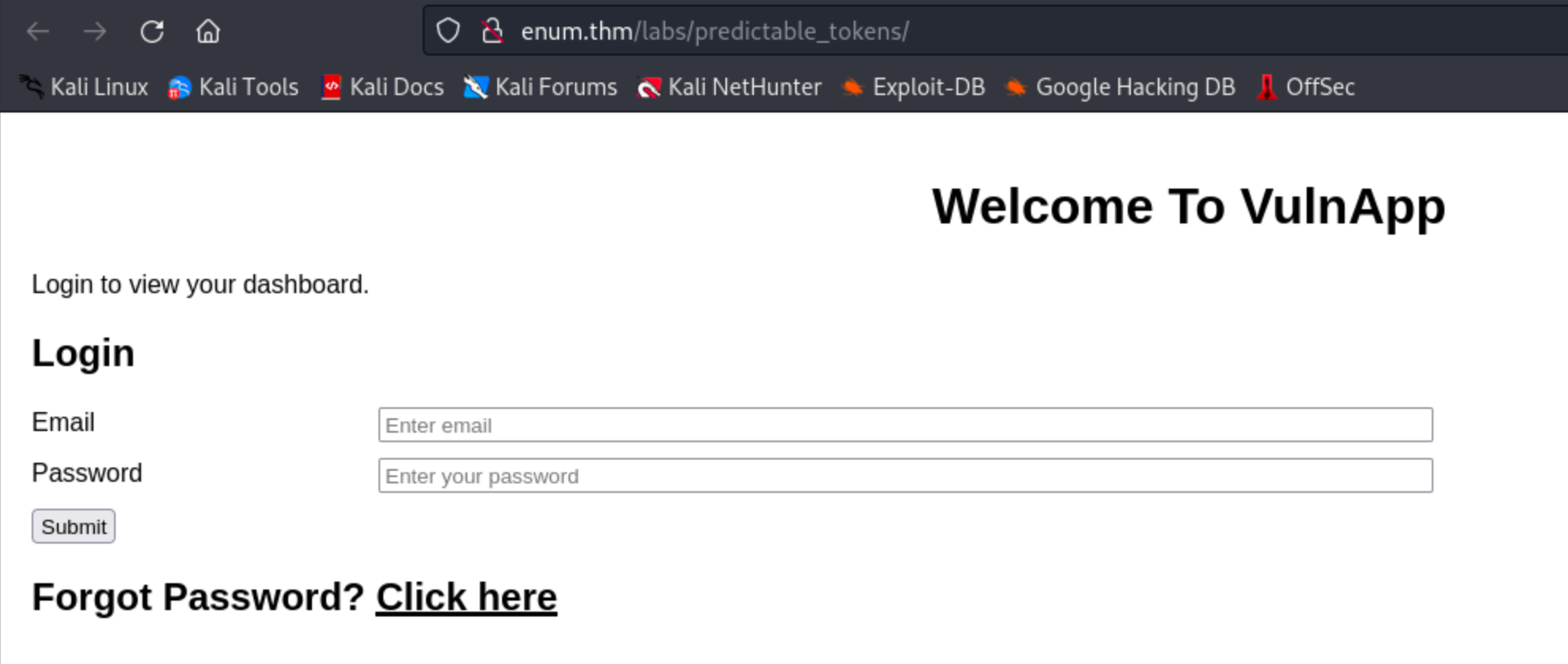 Exploiting Vulnerable Password Reset Logic