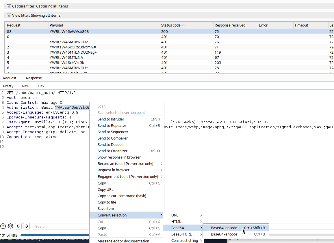 Exploiting HTTP Basic Authentication