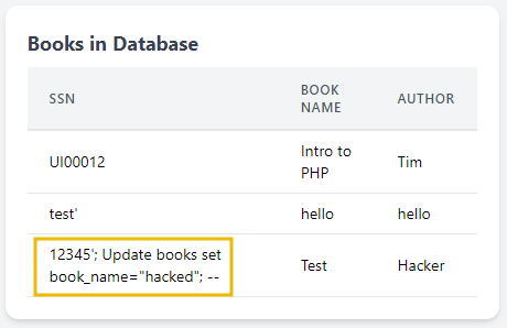Second-Order SQL Injection