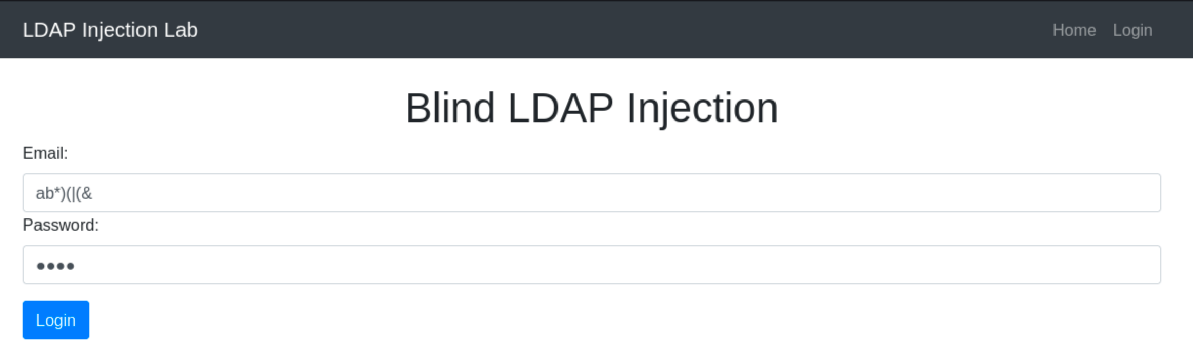 Blind LDAP Injection