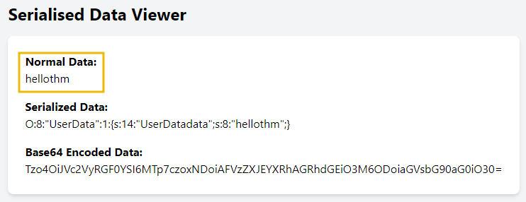 Exploitation - Object Injection