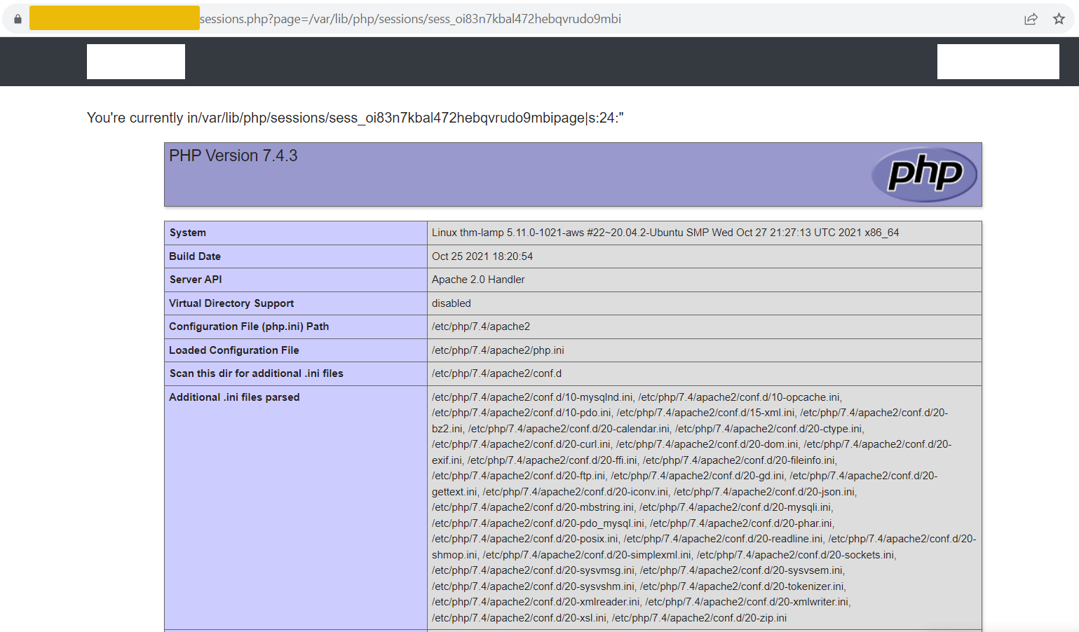 LFI2RCE - Session Files