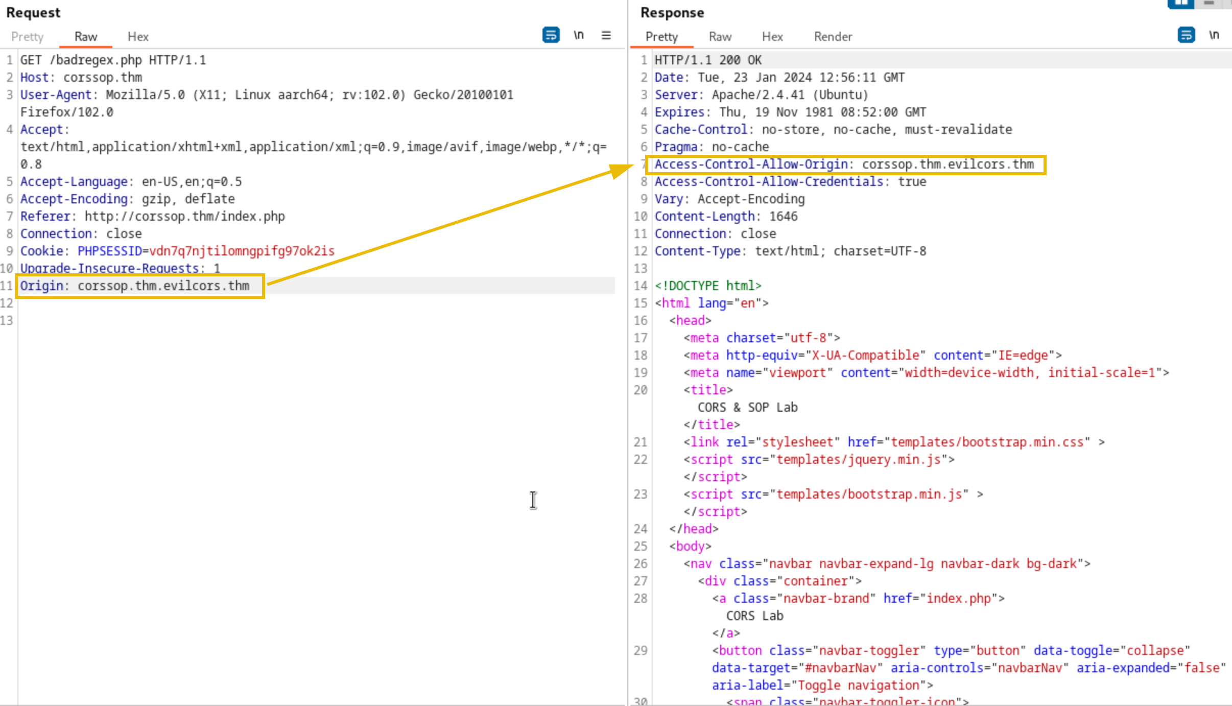 Bad Regex in Origin
