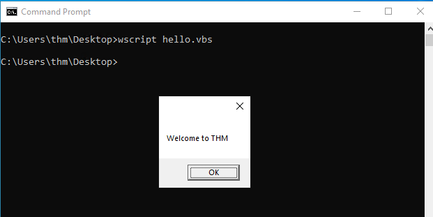 Windows Scripting Host - WSH