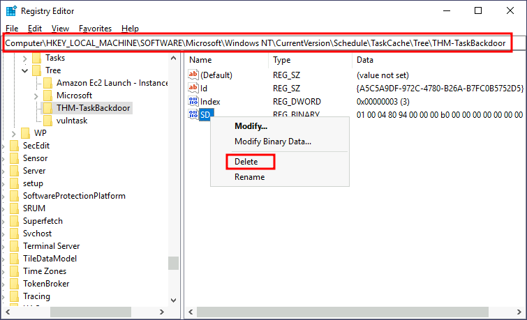Abusing Scheduled Tasks