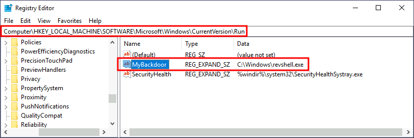 Logon Triggered Persistence