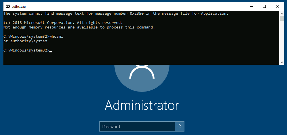 Backdooring the Login Screen - RDP