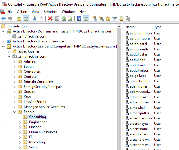 Enumeration through Microsoft Management Console