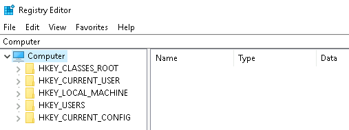 Registry Editor